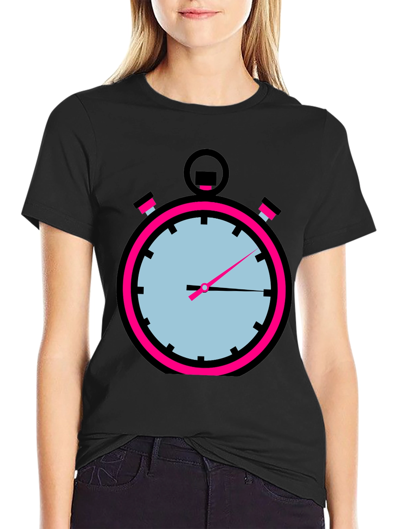 Stopwatch Graphic Tee - Bold & Unique Design