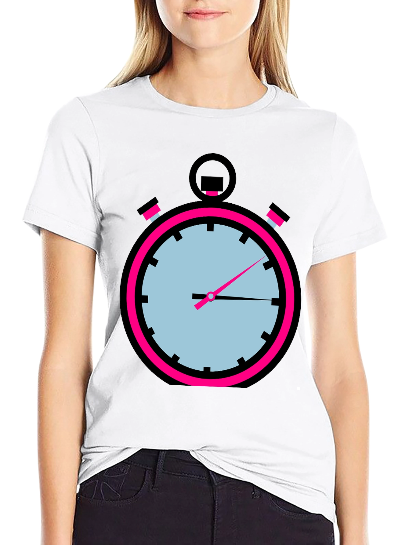 Stopwatch Graphic Tee - Bold & Unique Design