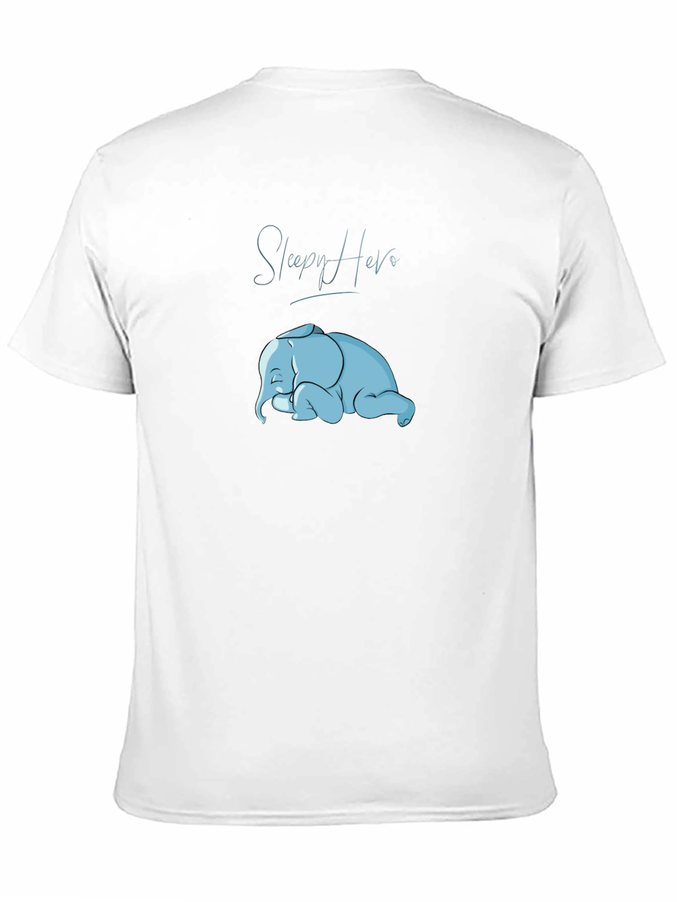 Sleepy Hero Elephant Graphic T-Shirt