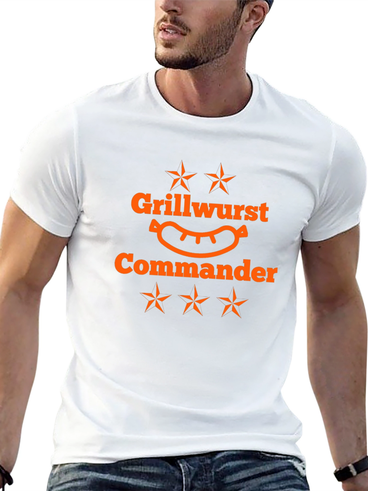 Grillwurst Commander Black T-Shirt