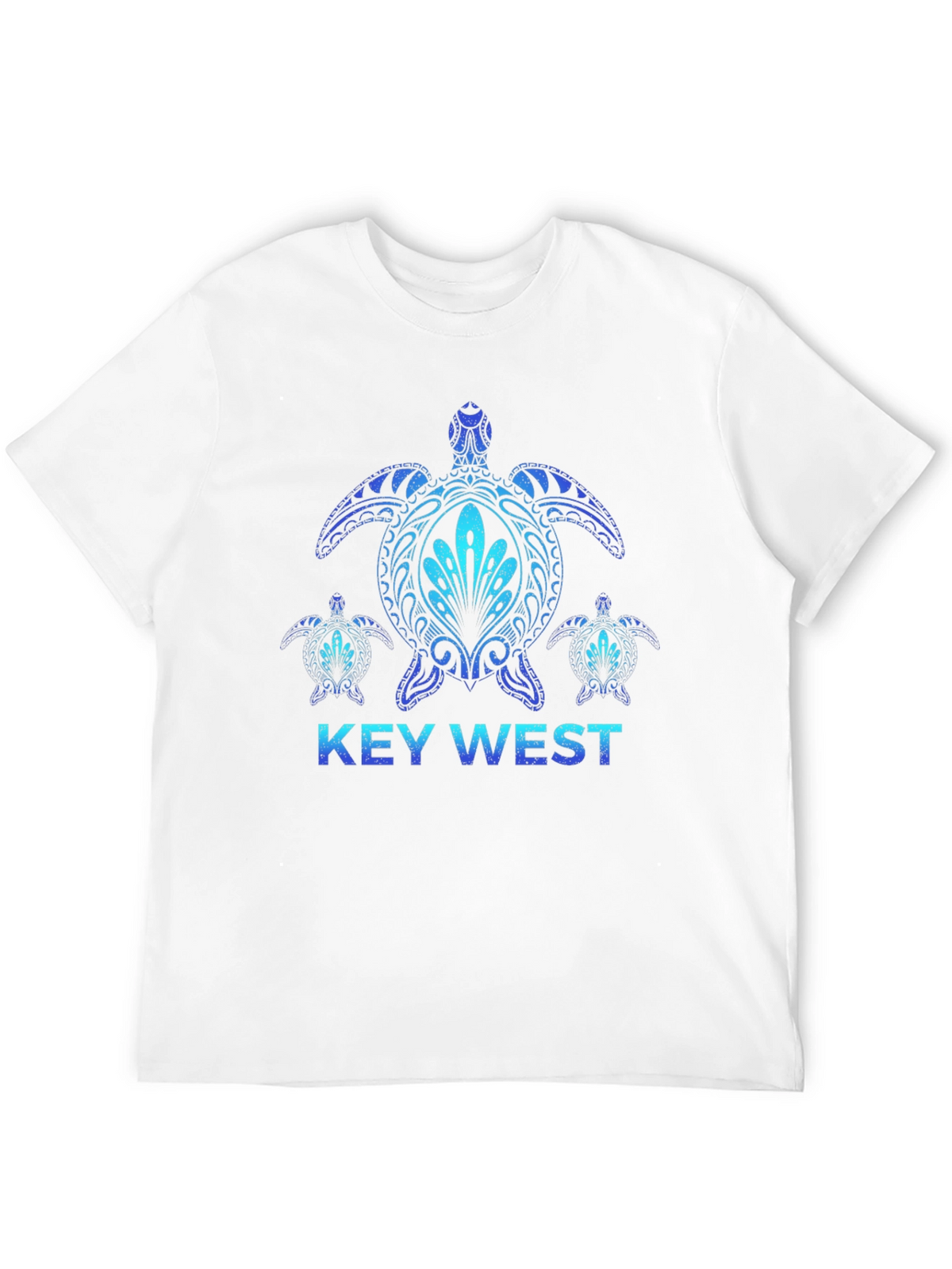 Key West Turtle Graphic Black T-Shirt