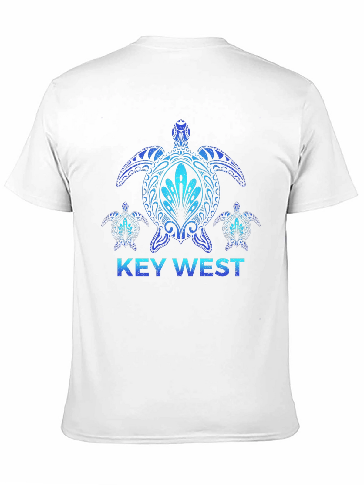 Key West Turtle Graphic Black T-Shirt