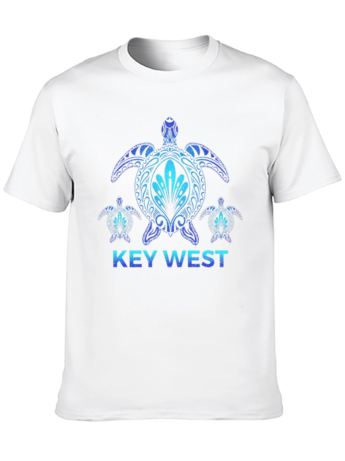Key West Turtle Graphic Black T-Shirt