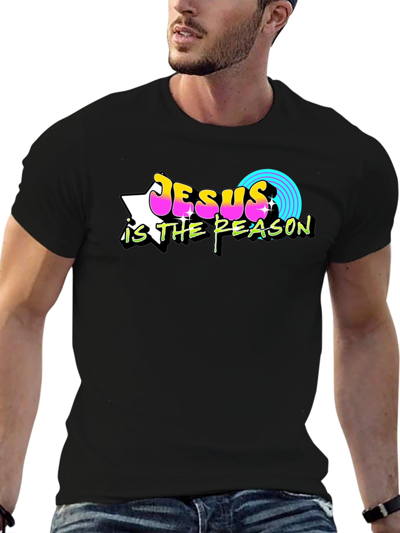 Jesus is the Reason Retro T-Shirt