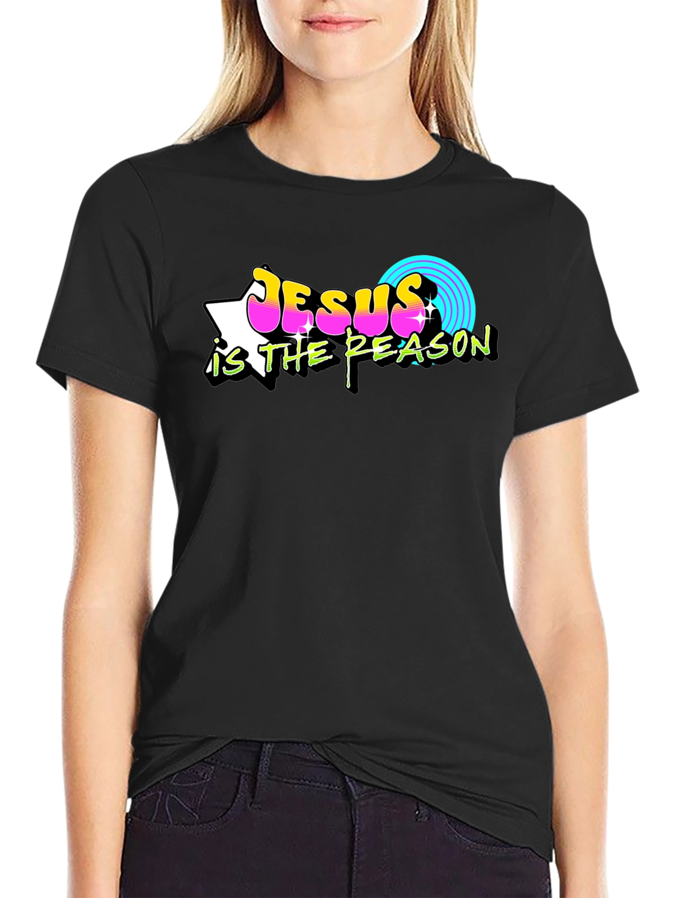 Jesus is the Reason Retro T-Shirt