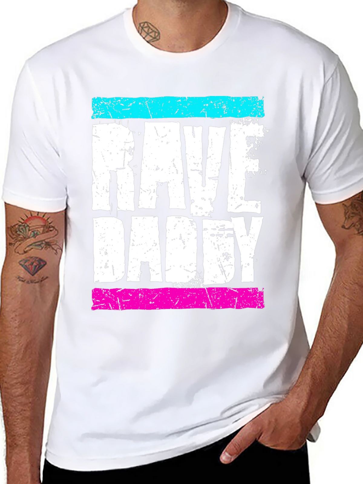 Rave Daddy Graphic Tee - EDM Festival Apparel