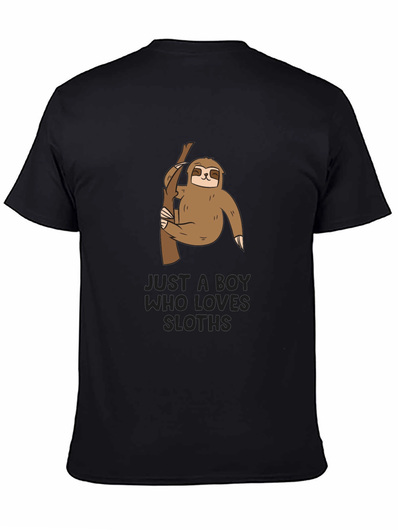 Boys Sloth Graphic T-Shirt - Cute Animal Tee