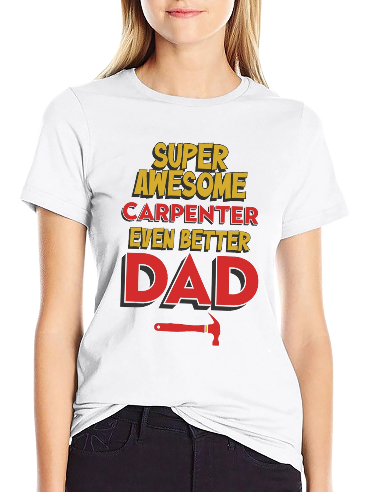 Awesome Carpenter Dad Graphic Tee
