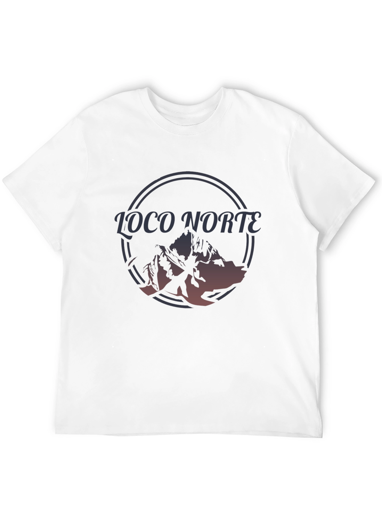 Loco Norte Mountain Graphic Tee - Black