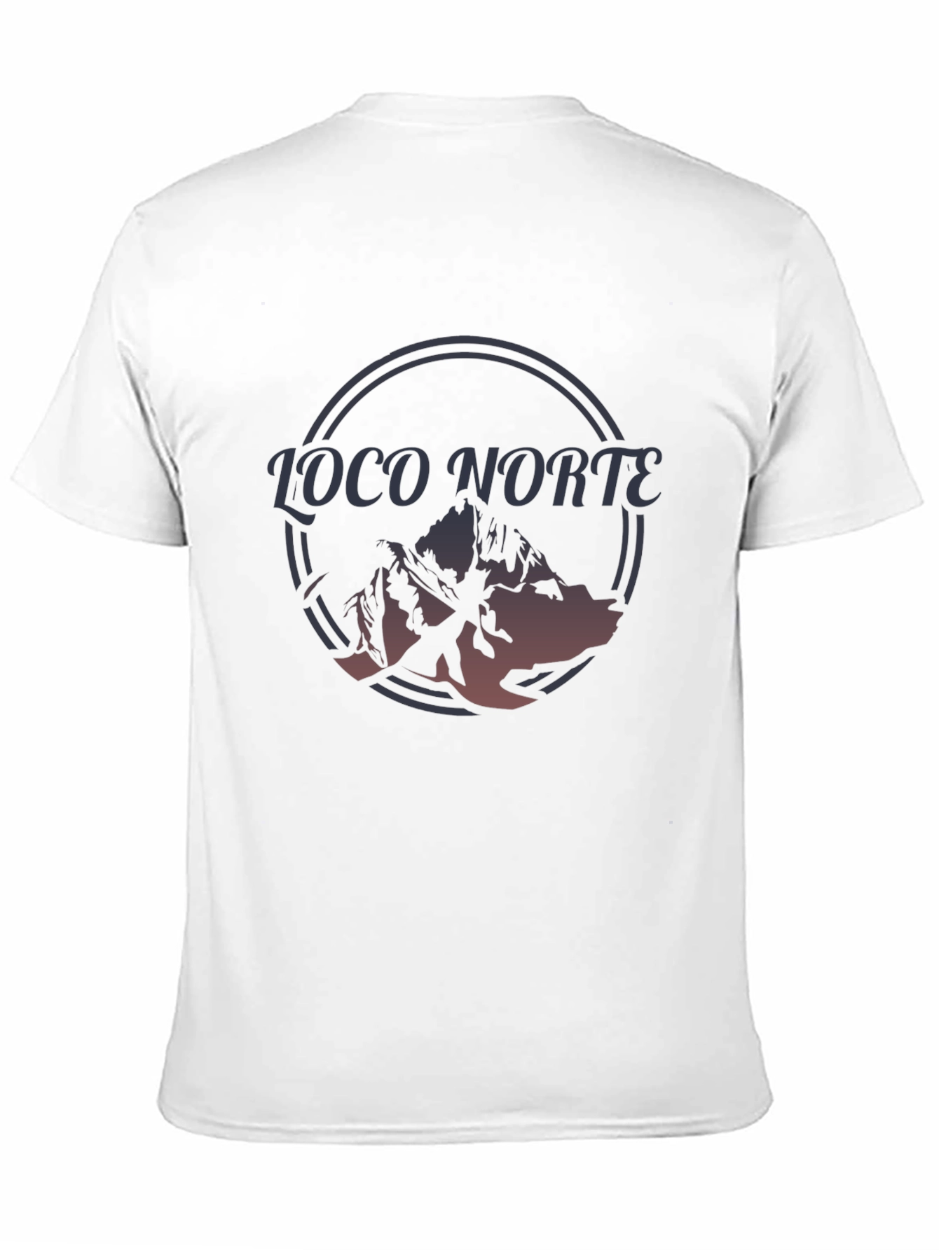 Loco Norte Mountain Graphic Tee - Black