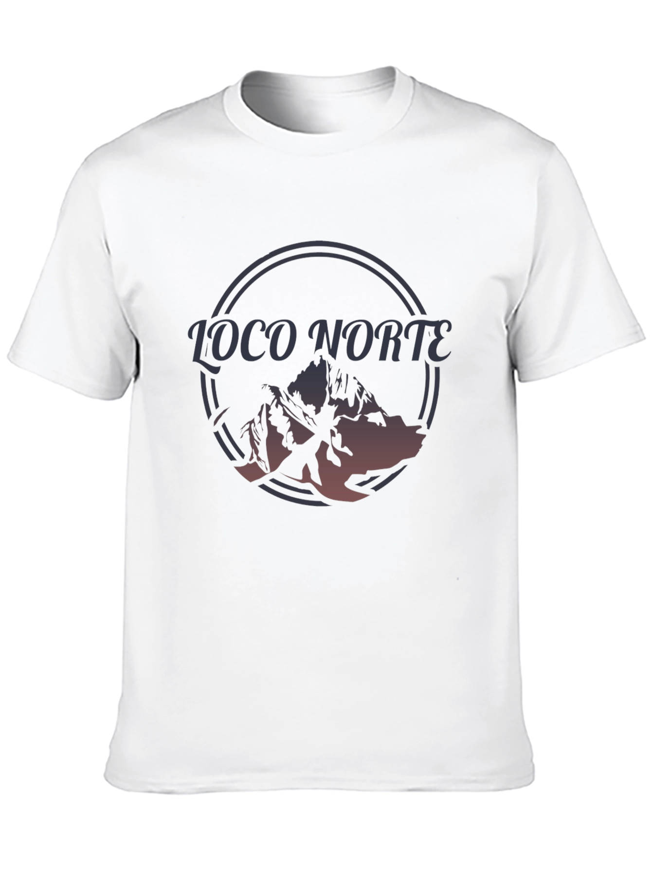 Loco Norte Mountain Graphic Tee - Black