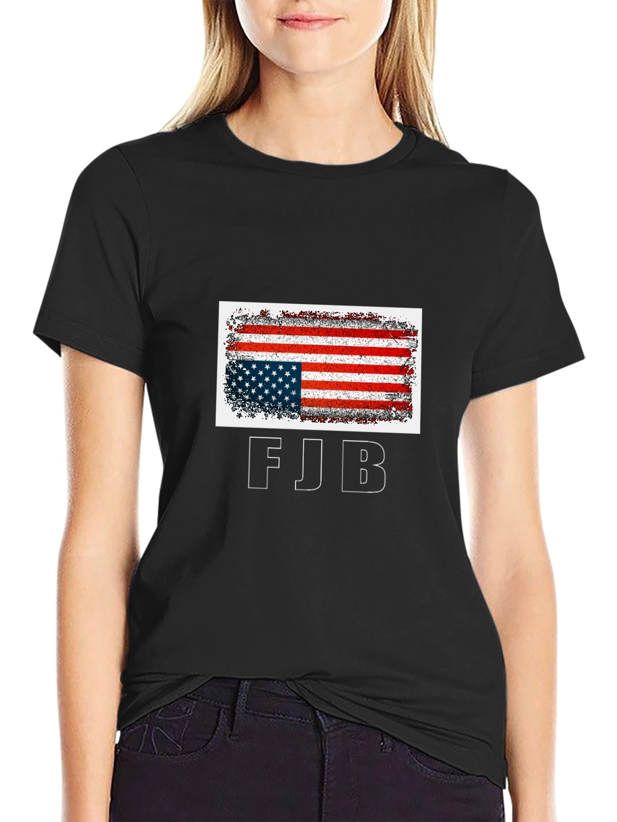 FJB American Flag Tee - Political Statement Shirt
