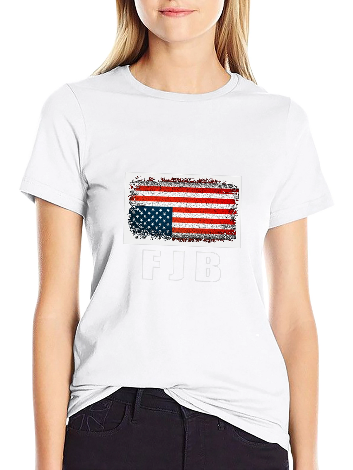 FJB American Flag Tee - Political Statement Shirt