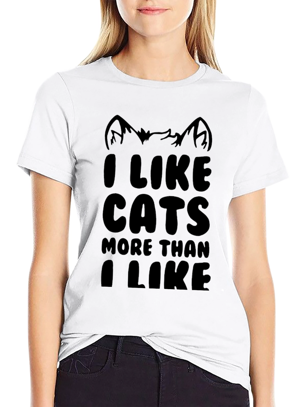 I Like Cats Funny Graphic Tee - Unisex