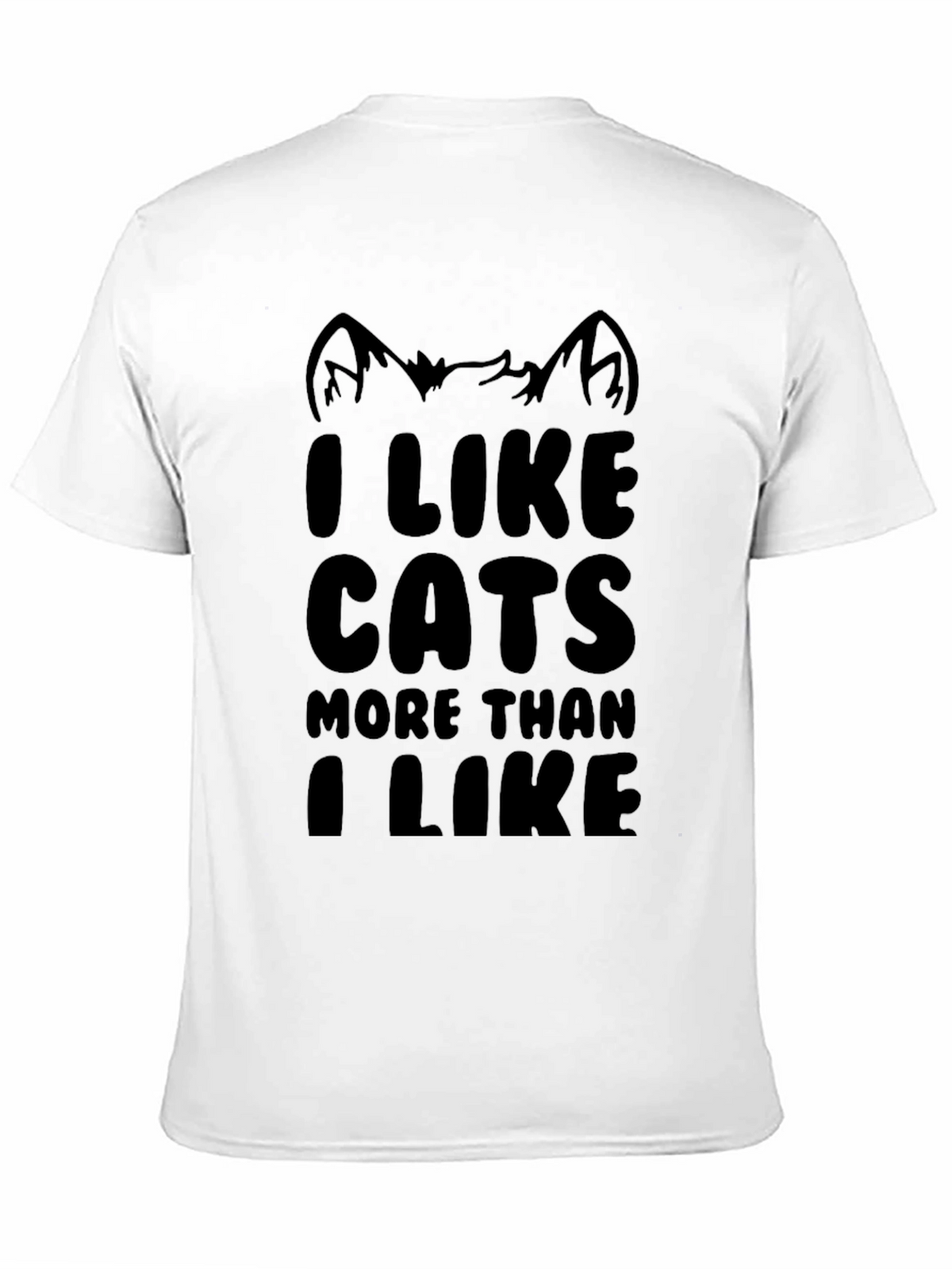 I Like Cats Funny Graphic Tee - Unisex