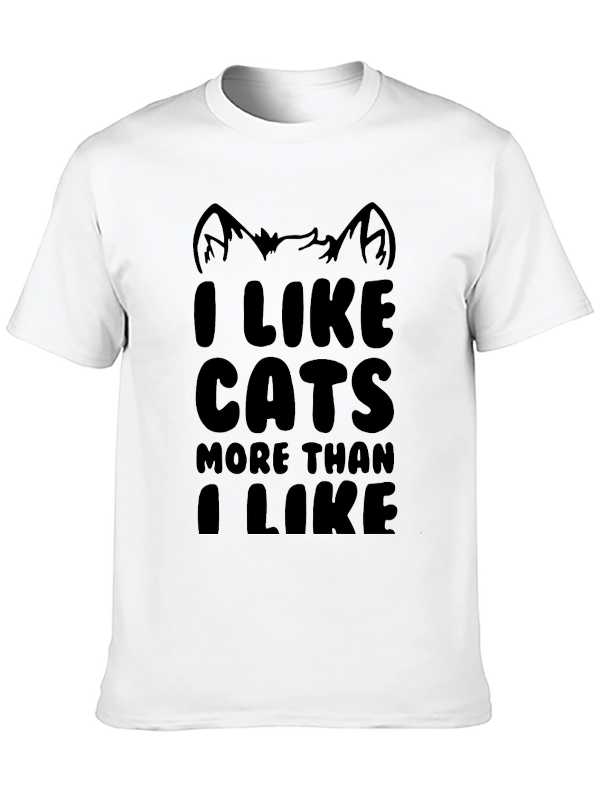 I Like Cats Funny Graphic Tee - Unisex