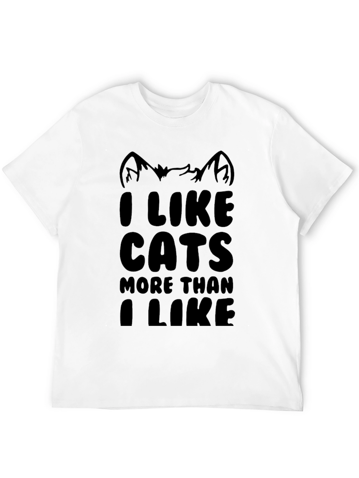I Like Cats Funny Graphic Tee - Unisex