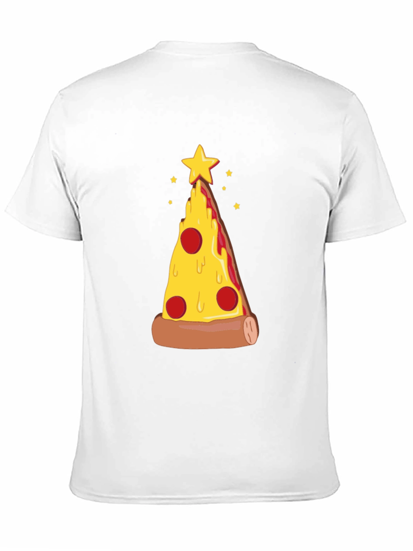 Pizza Christmas Tree Graphic Tee