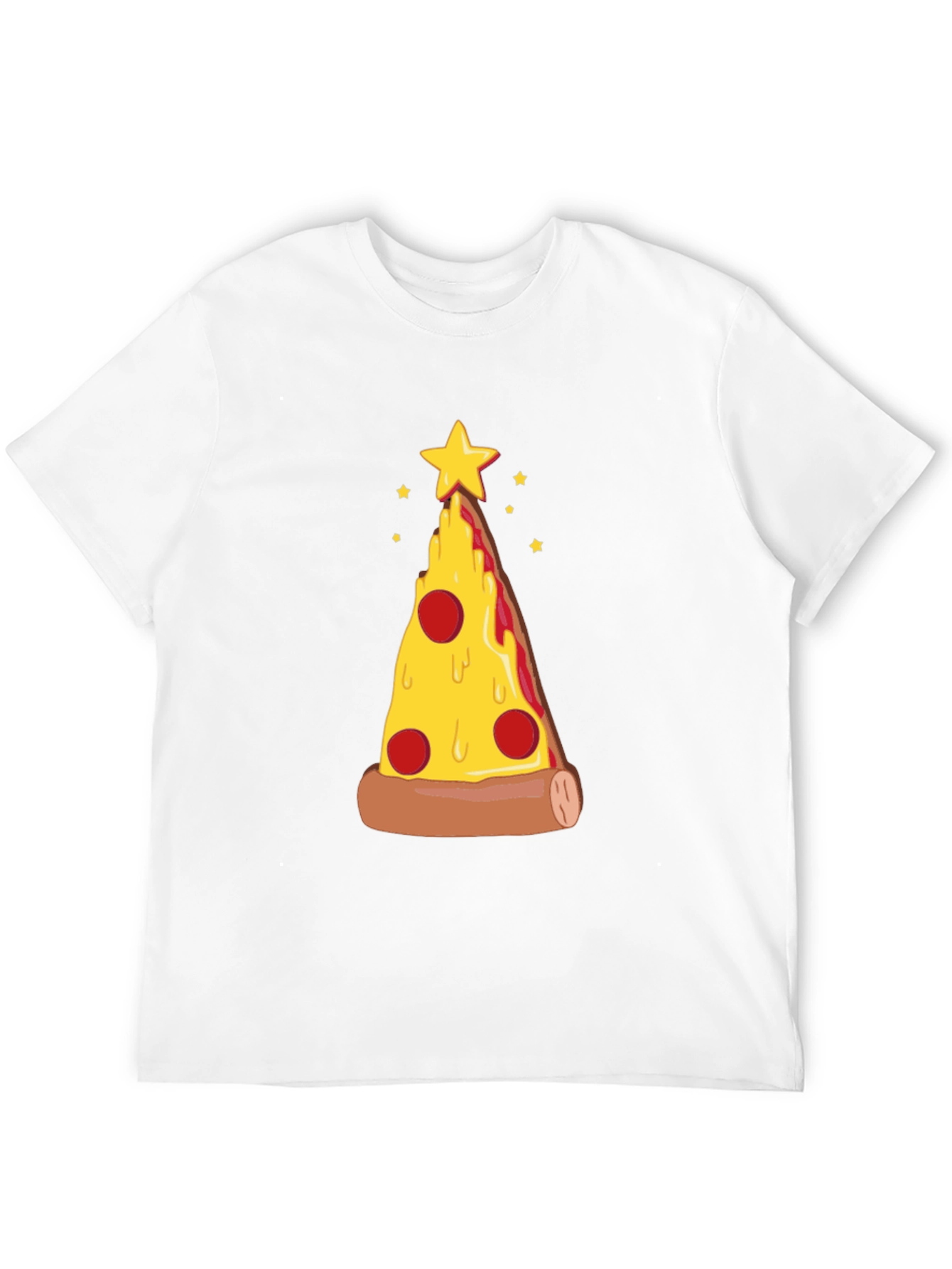 Pizza Christmas Tree Graphic Tee