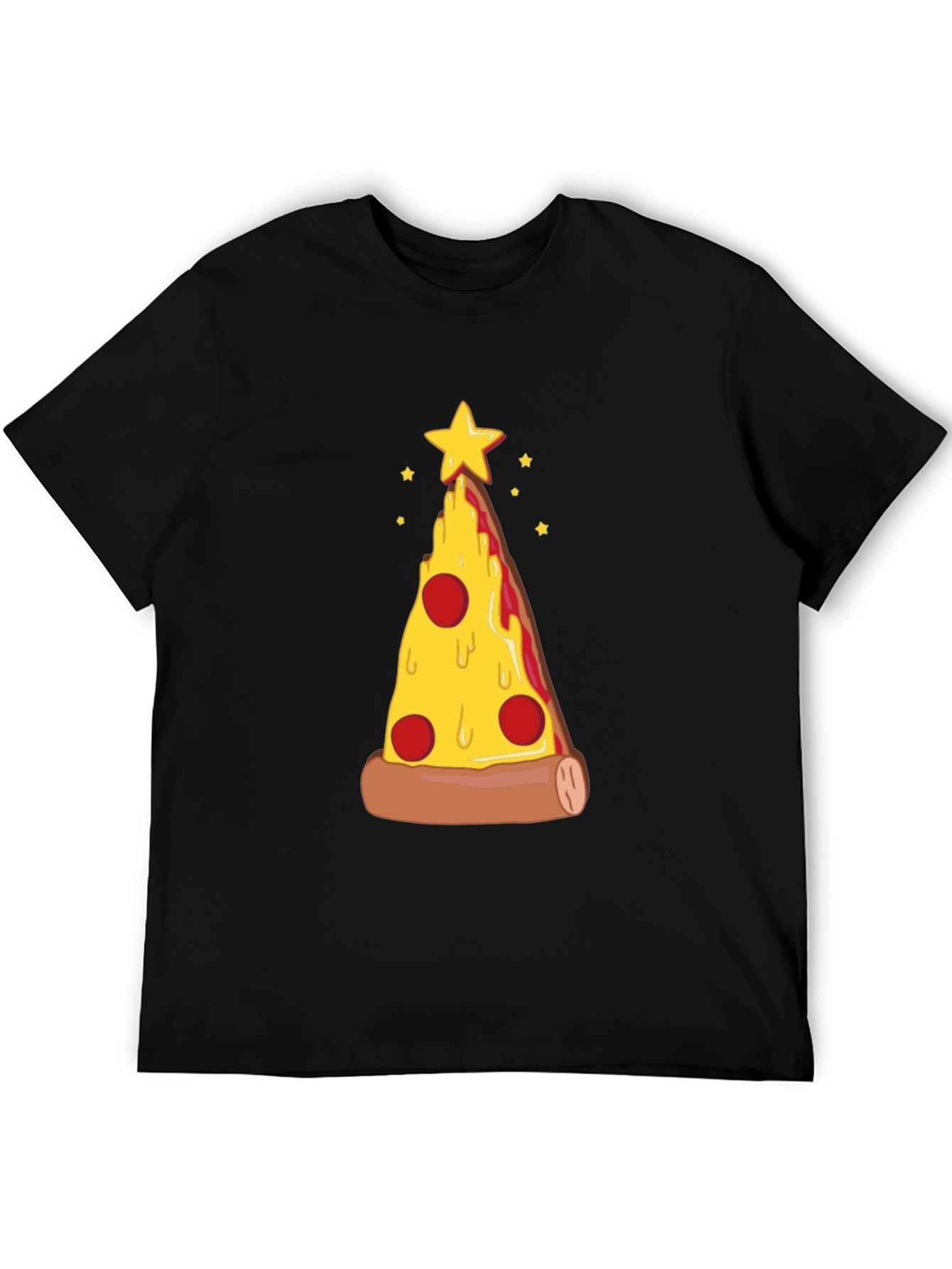Pizza Christmas Tree Graphic Tee