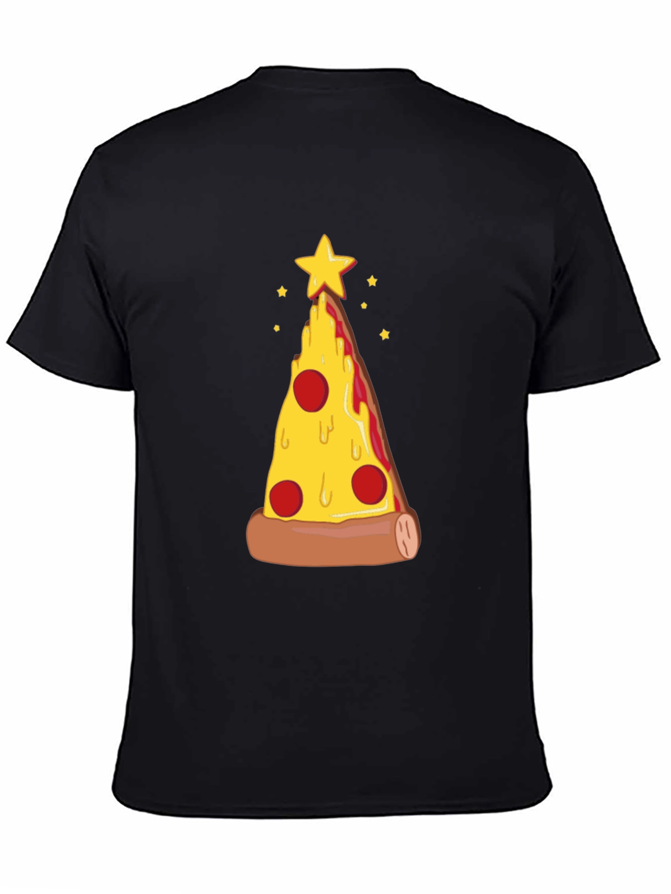 Pizza Christmas Tree Graphic Tee