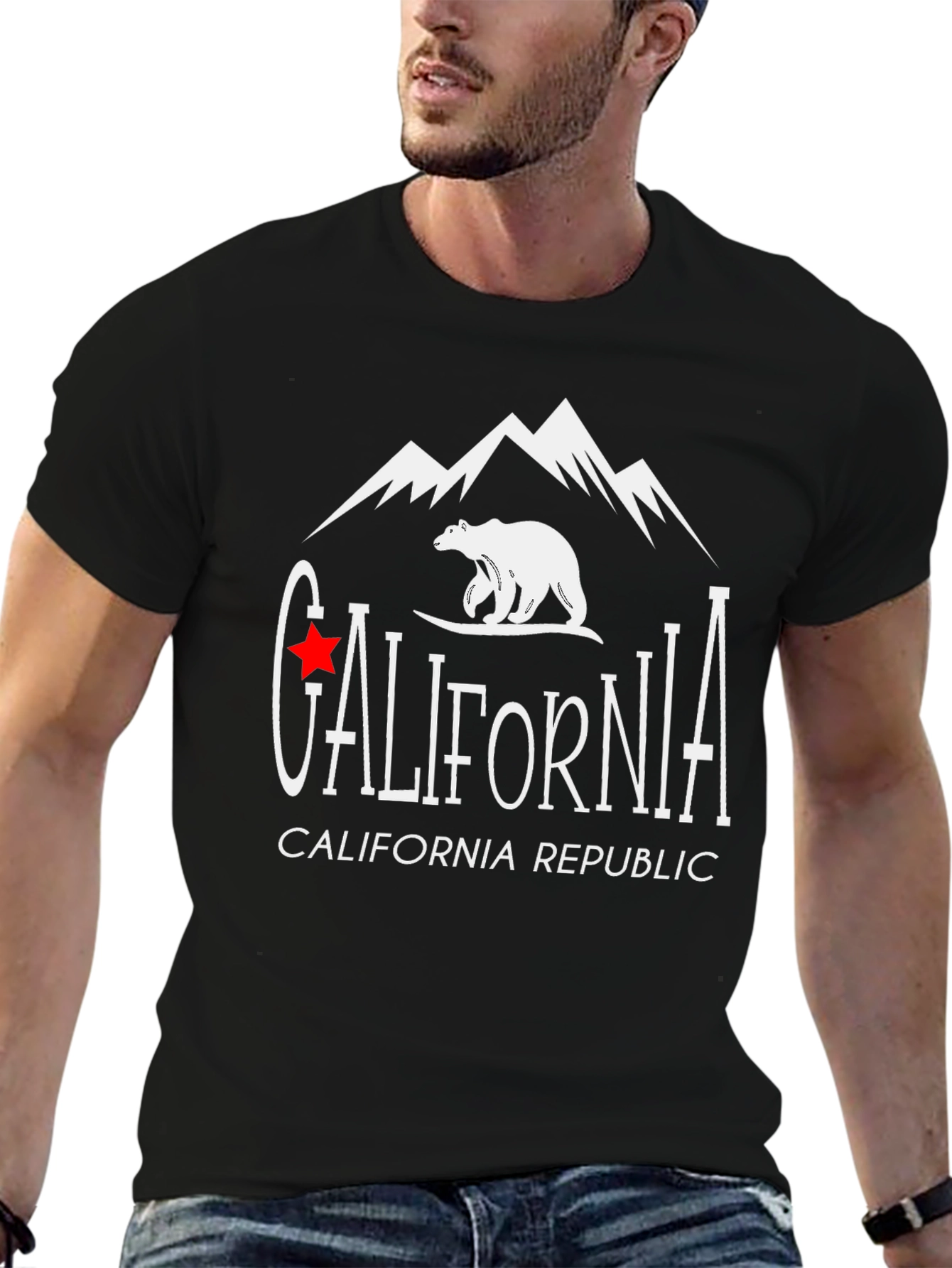 California Republic Bear T-Shirt