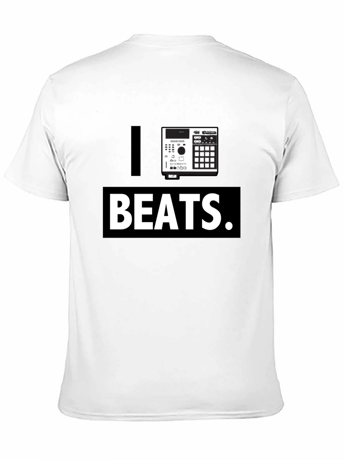 I Heart Beats Black Graphic T-Shirt