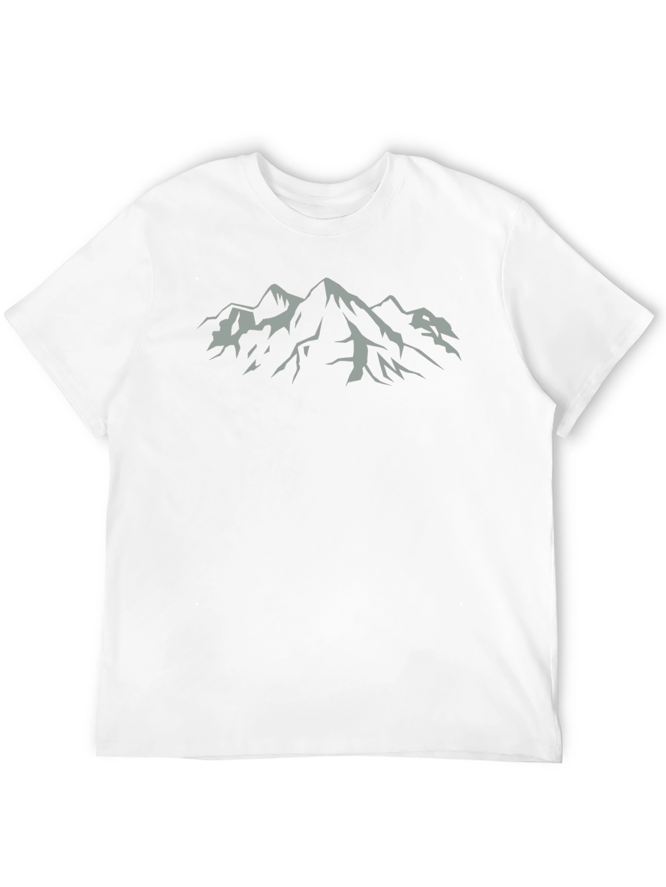Mountain Peaks Graphic Black T-Shirt
