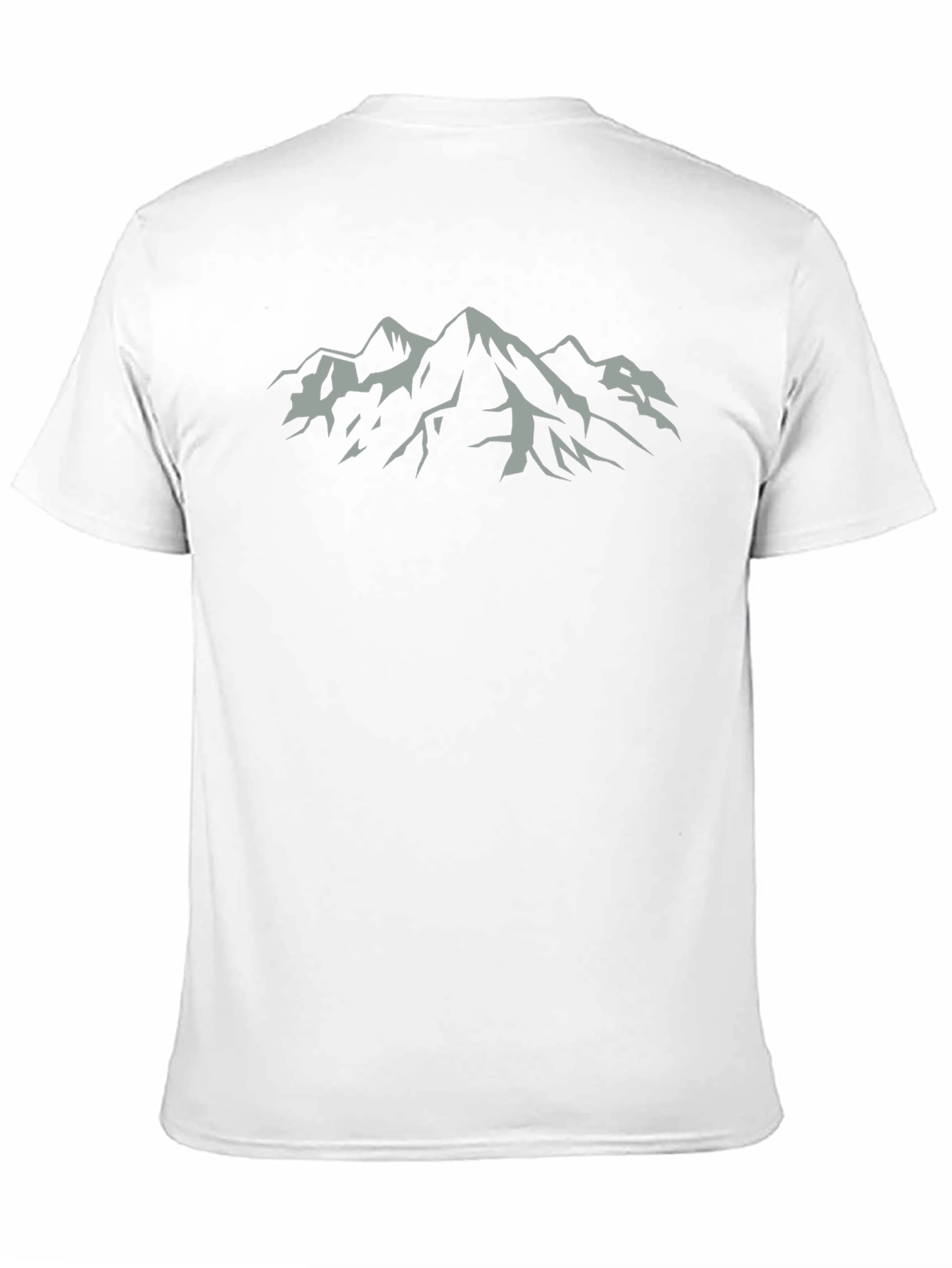 Mountain Peaks Graphic Black T-Shirt