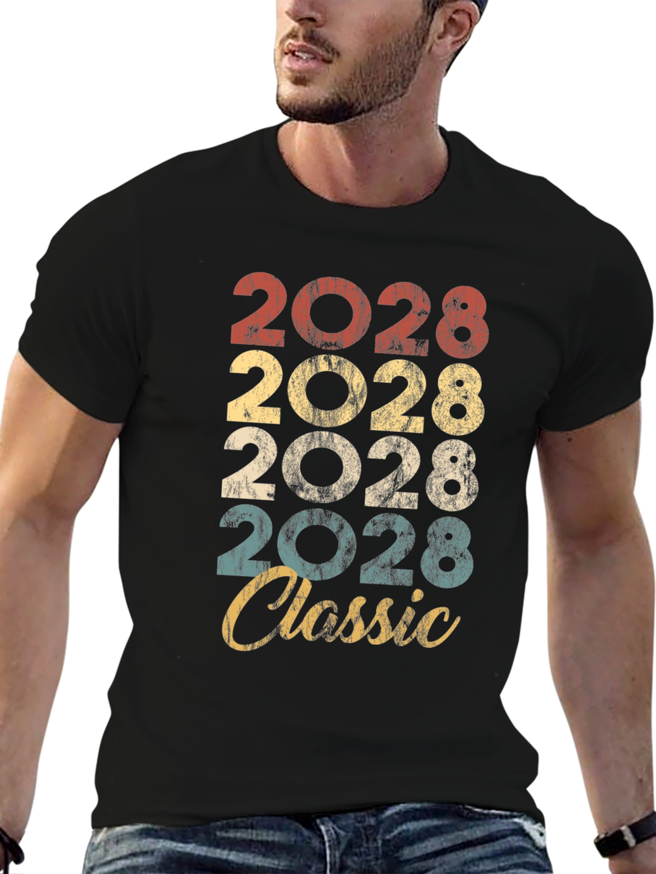 Retro 2028 Classic Graphic T-Shirt