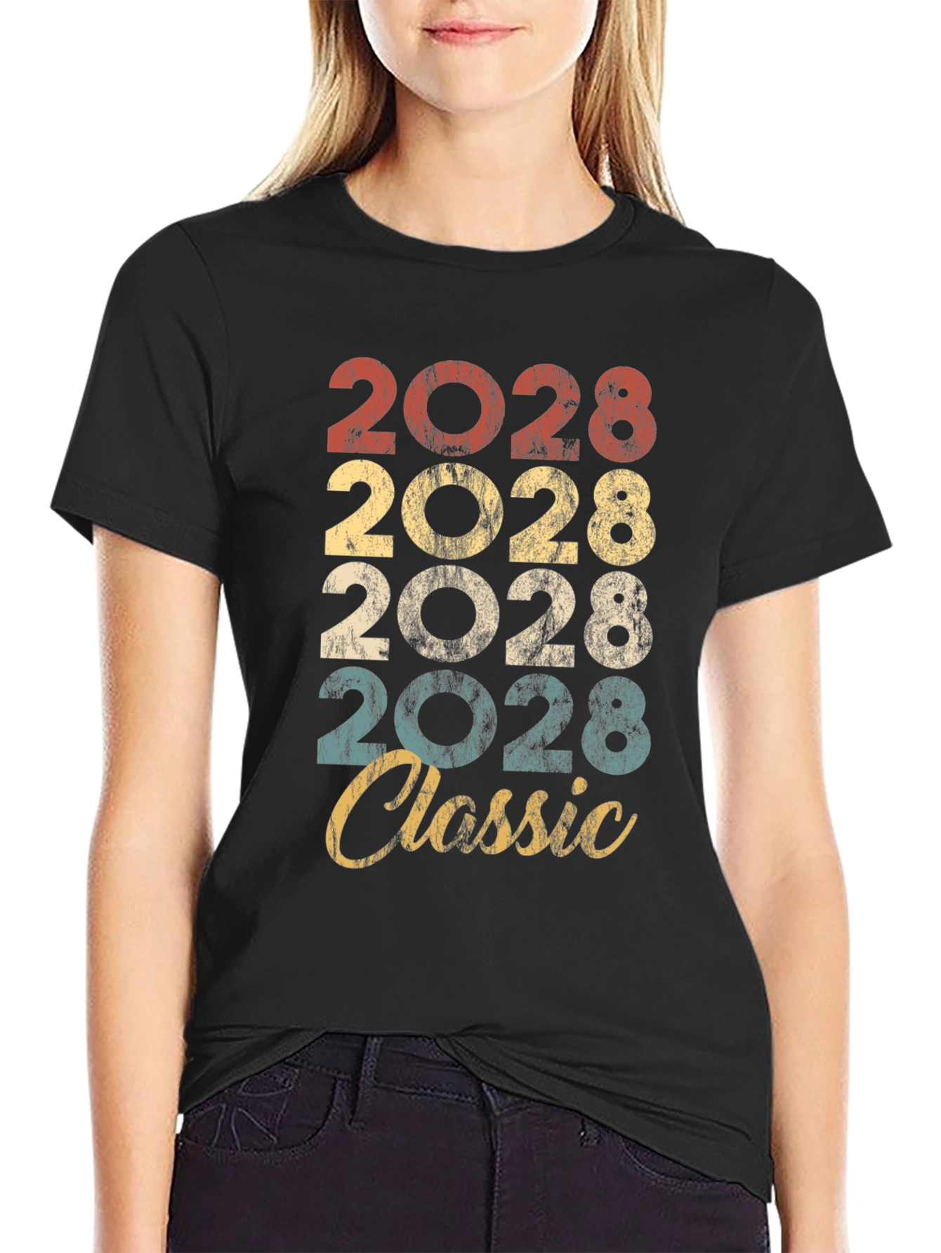 Retro 2028 Classic Graphic T-Shirt