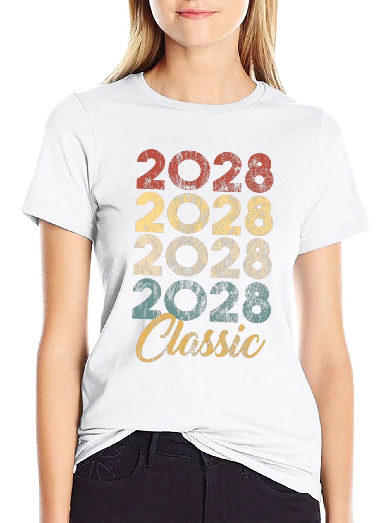 Retro 2028 Classic Graphic T-Shirt