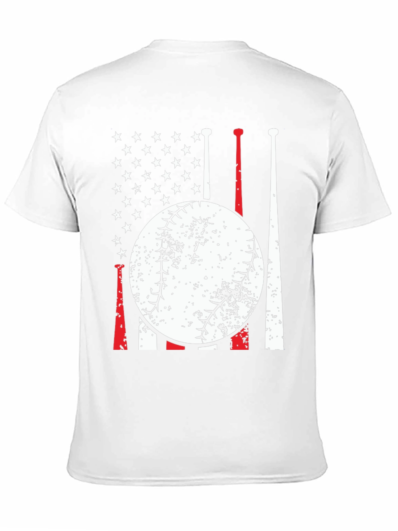 Baseball Flag T-Shirt - Patriotic Sportswear
