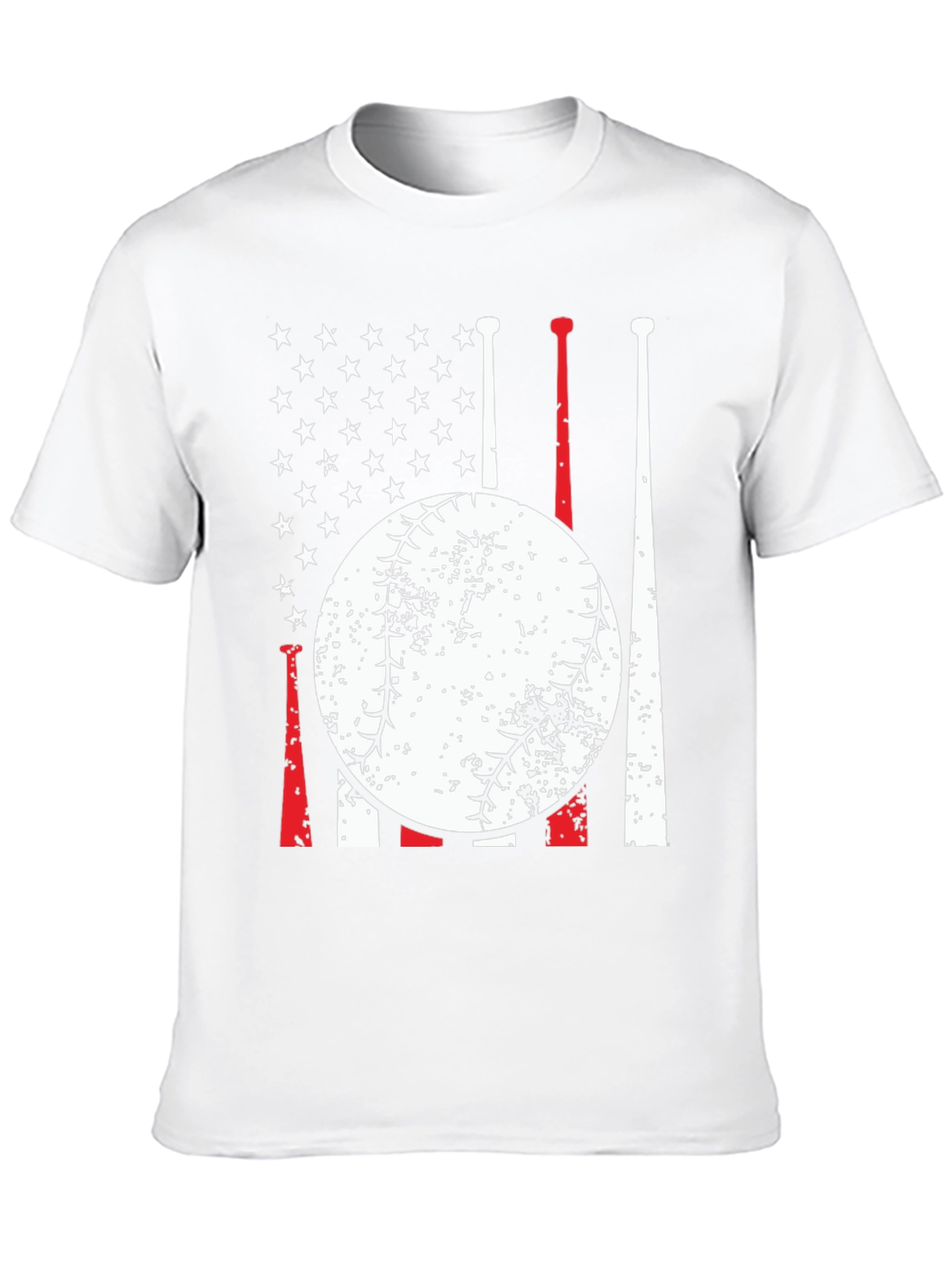 Baseball Flag T-Shirt - Patriotic Sportswear