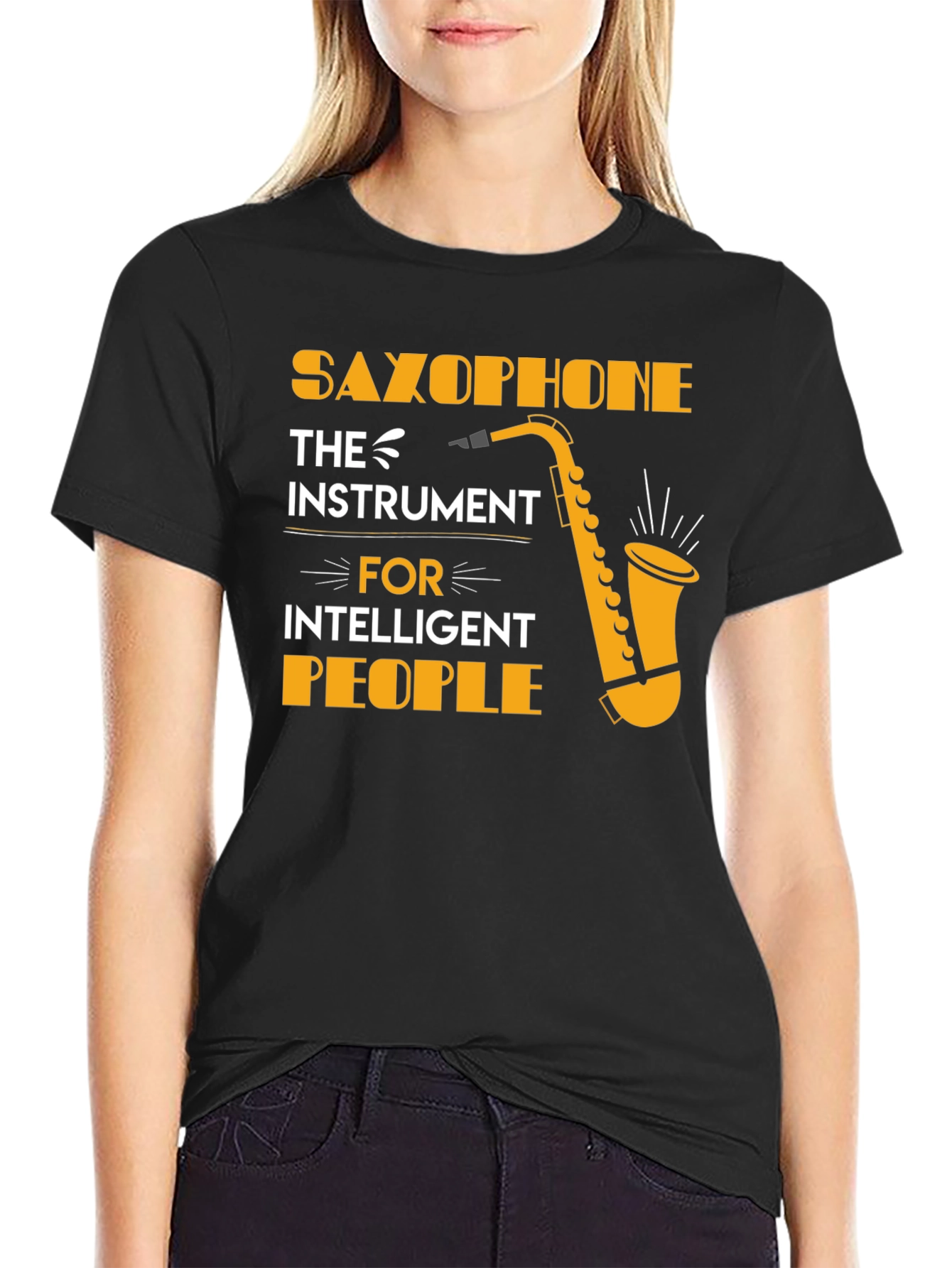 Saxophone Intelligent People T-Shirt