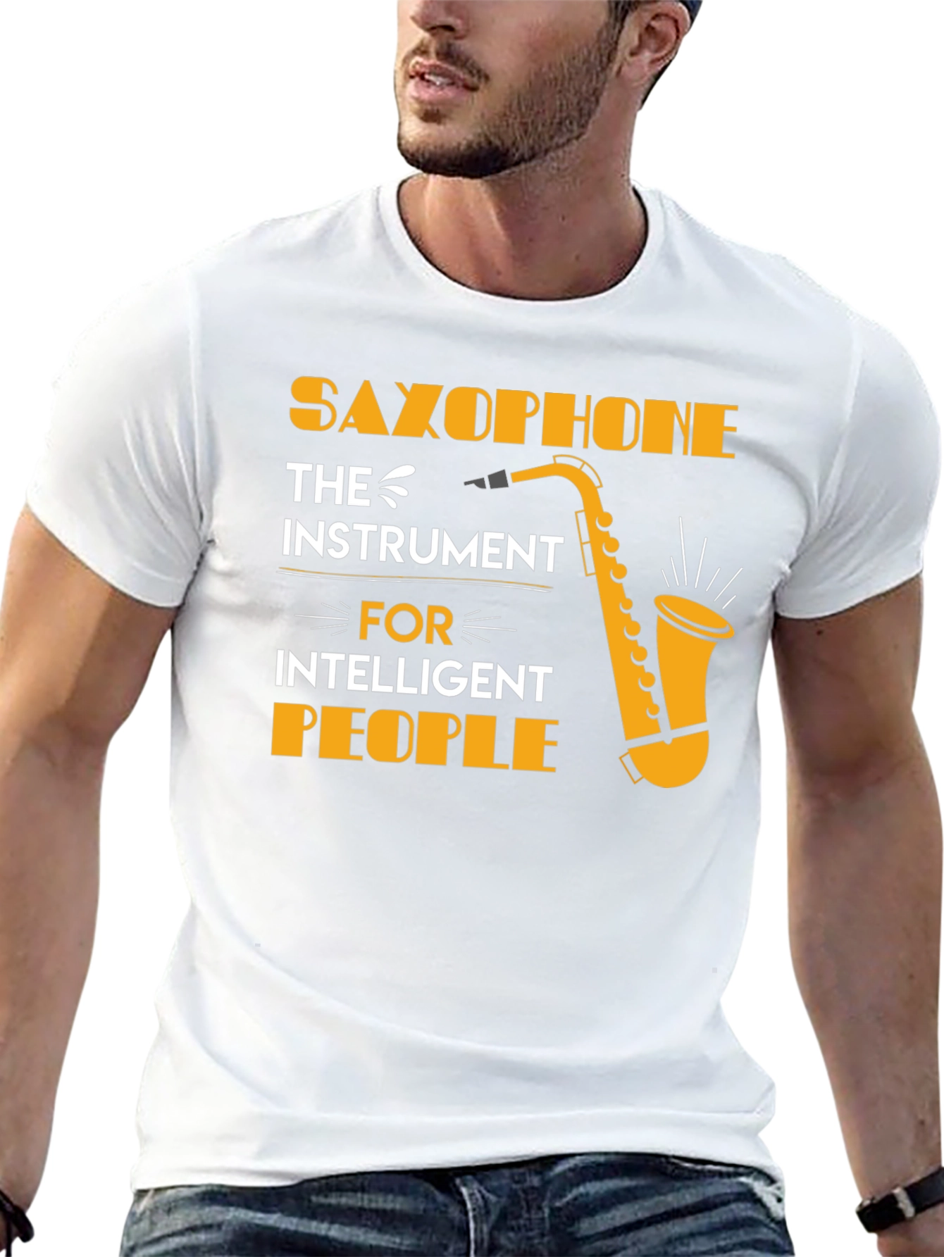 Saxophone Intelligent People T-Shirt