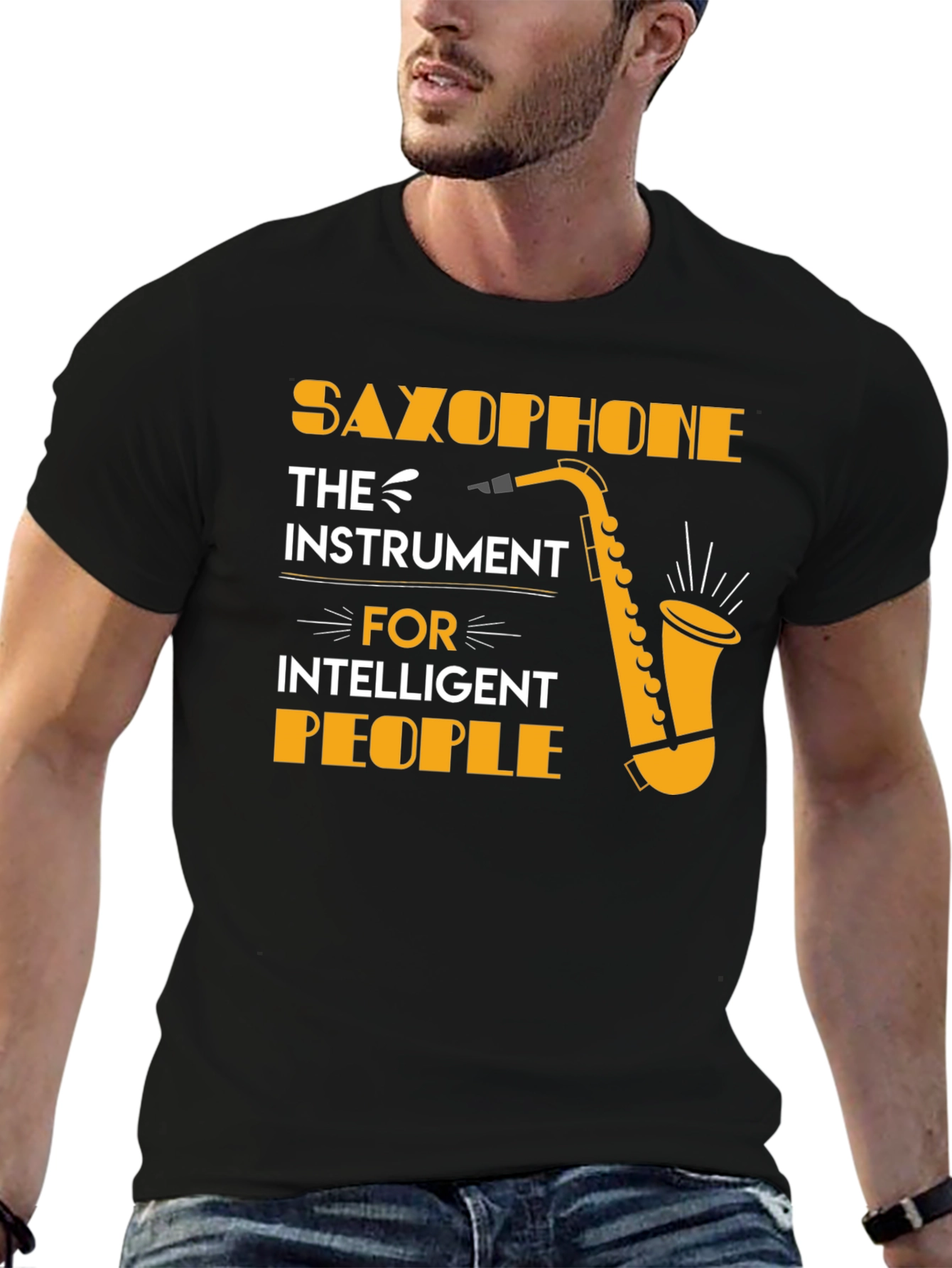 Saxophone Intelligent People T-Shirt