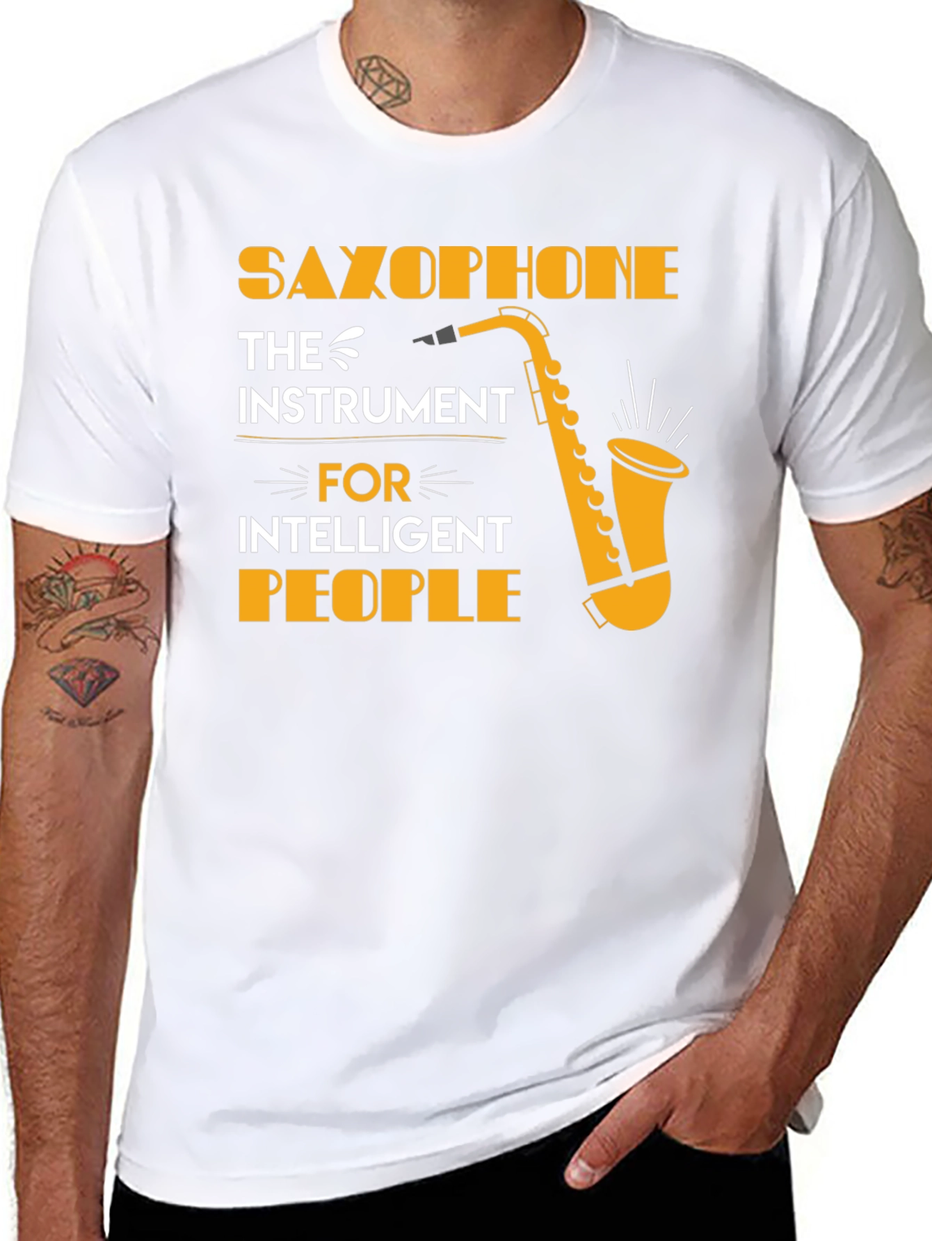 Saxophone Intelligent People T-Shirt
