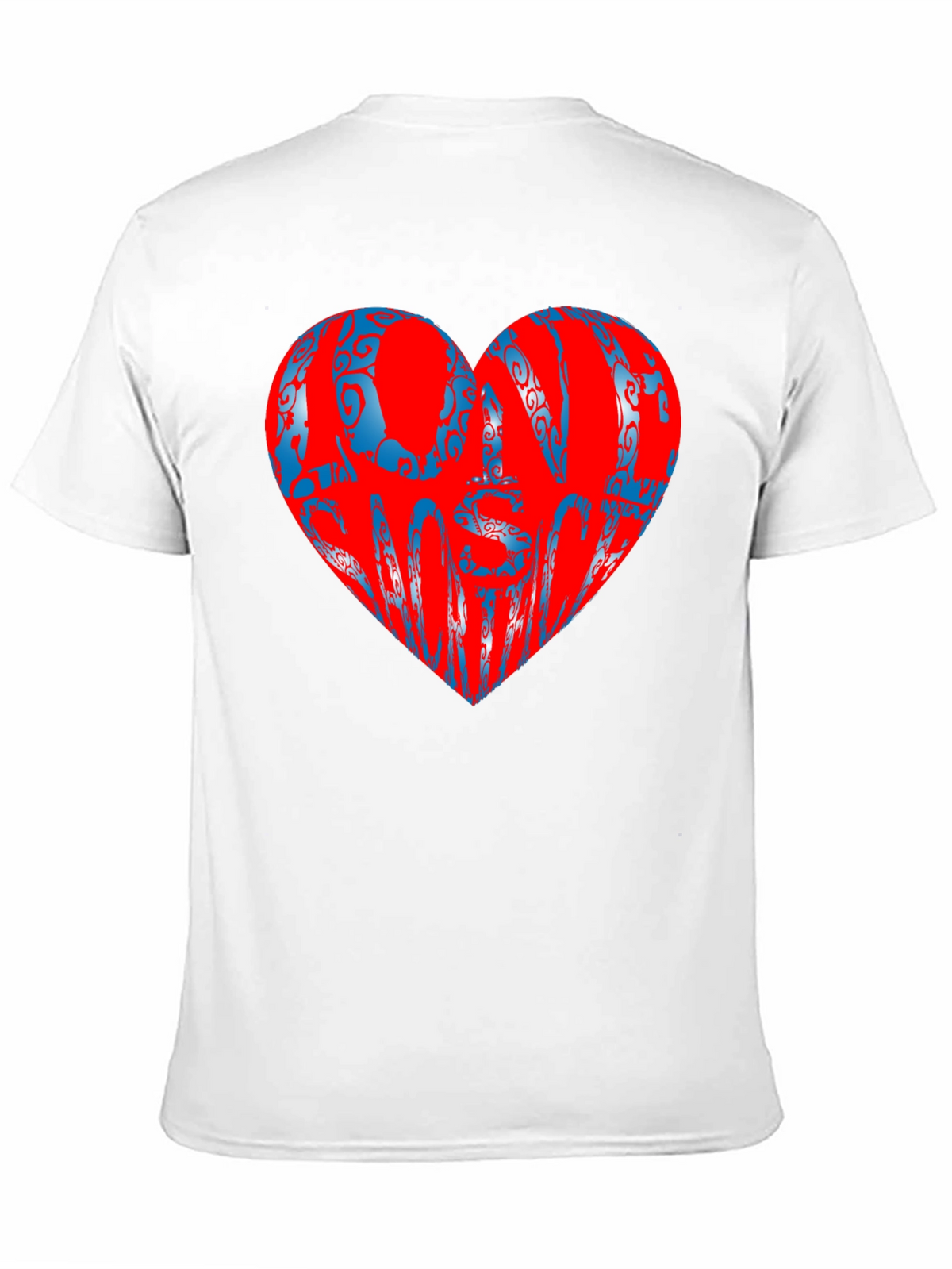 Love Someone Black T-Shirt Heart Design