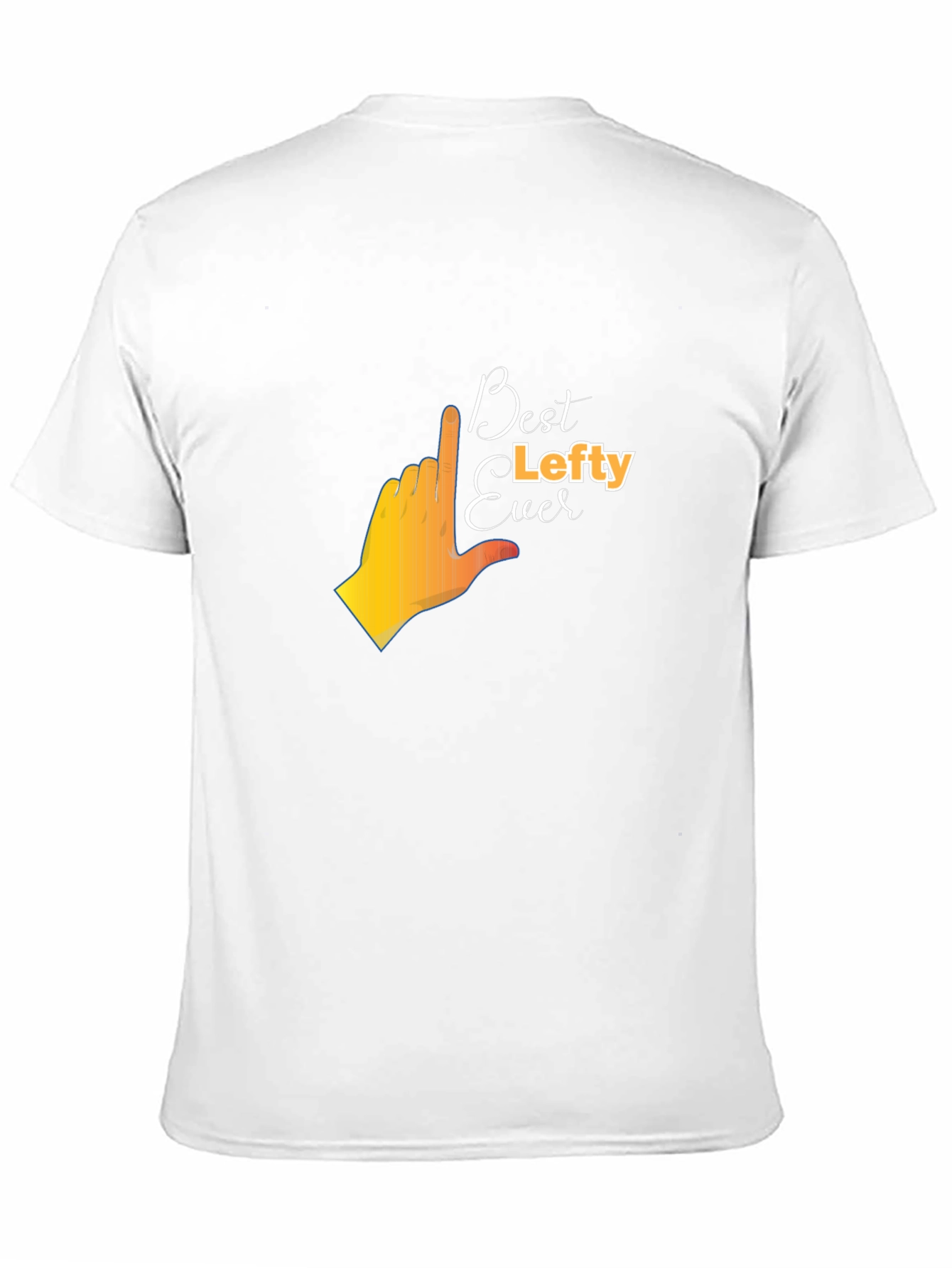 Best Lefty Ever Graphic T-Shirt - Black Cotton Tee
