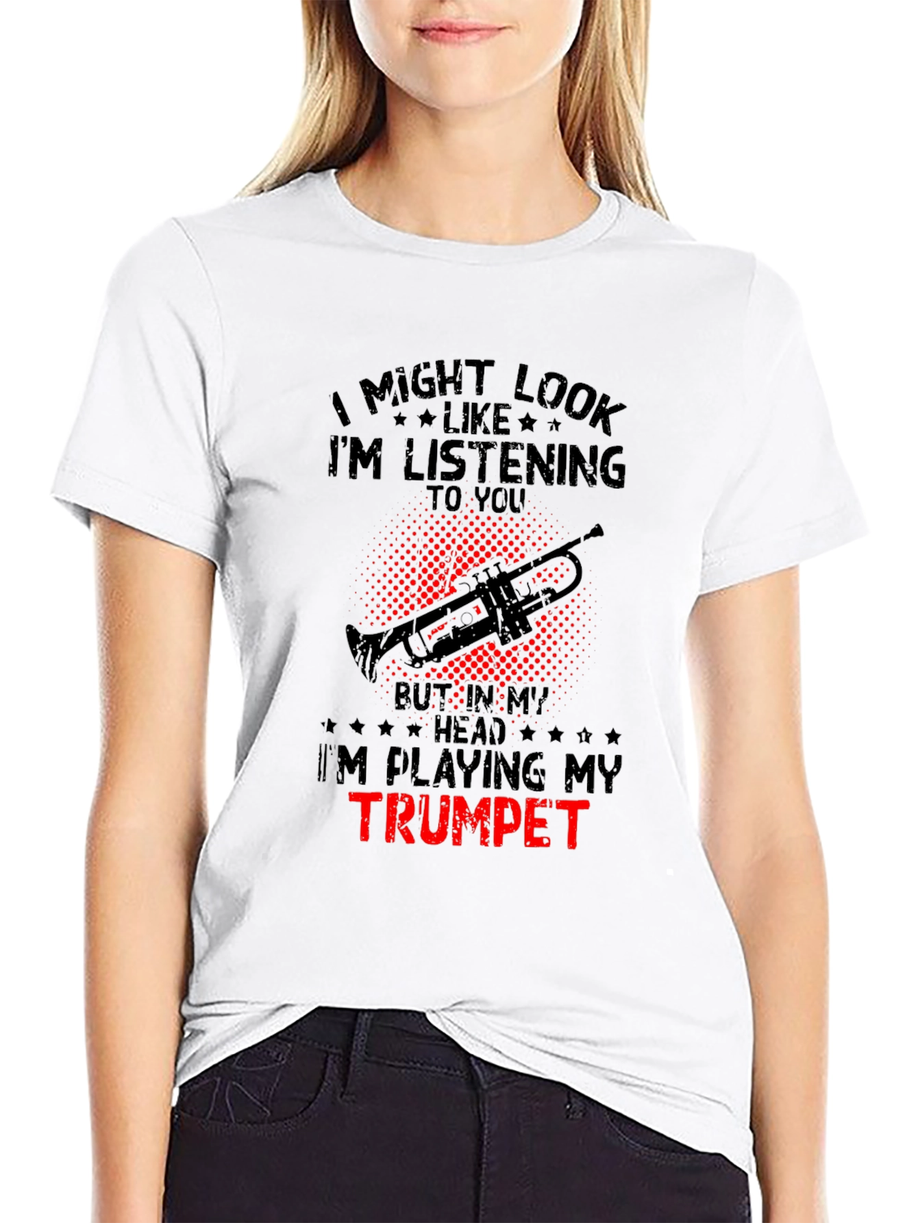 Trumpet Player T-Shirt: Im Playing My Trumpet!