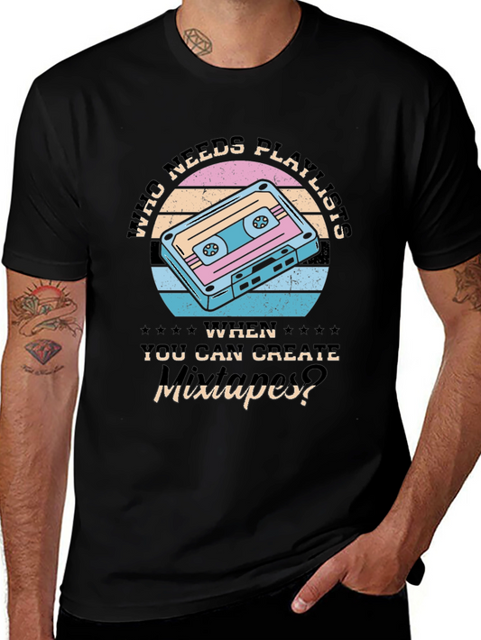 Retro Mixtape T-Shirt - Vintage Cassette Design