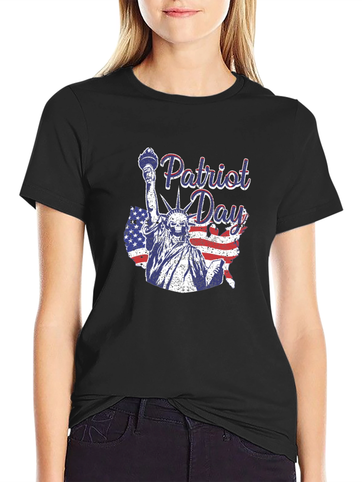 Patriot Day Statue of Liberty Graphic T-Shirt