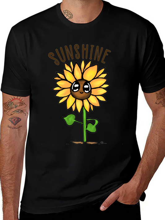 Sunshine Sunflower Graphic T-Shirt
