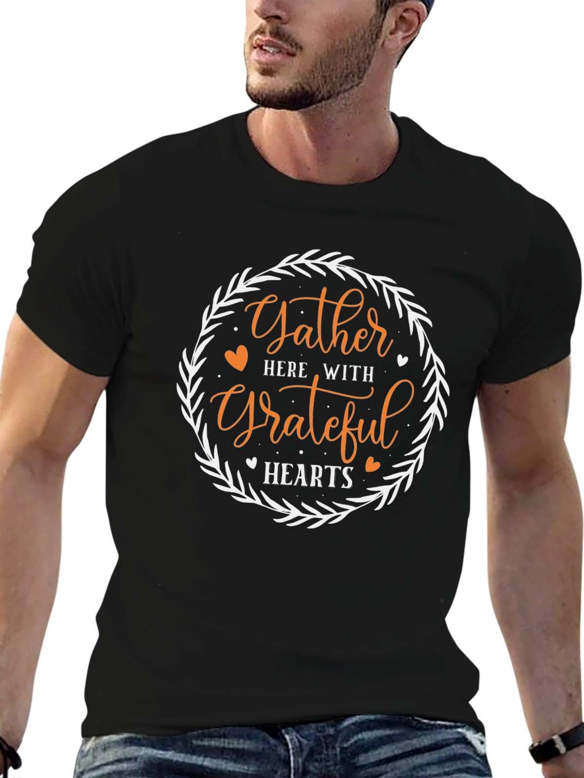 Gather Here With Grateful Hearts T-Shirt