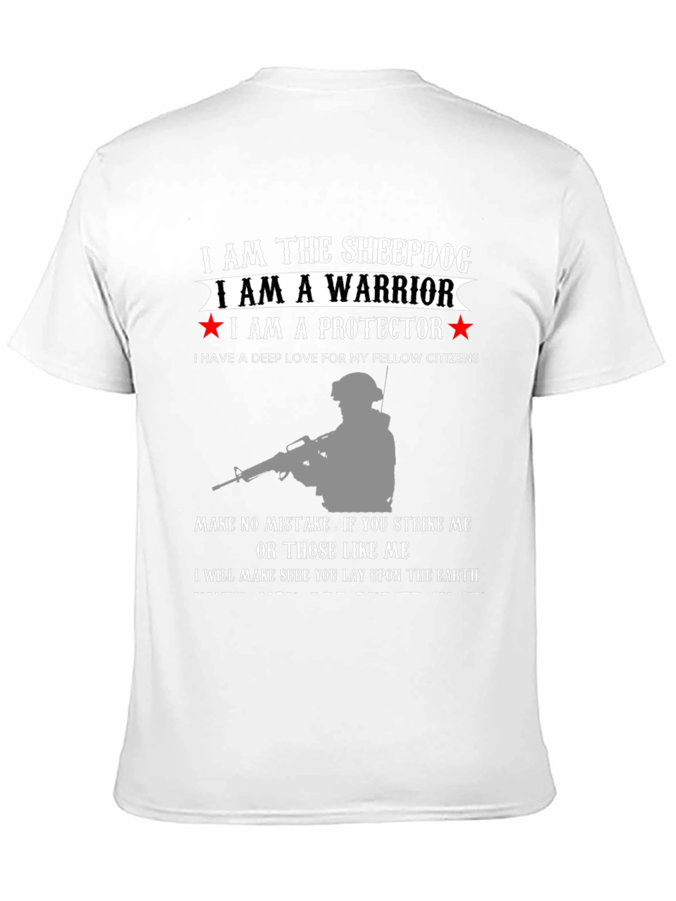 Sheepdog Warrior Protector Graphic Tee