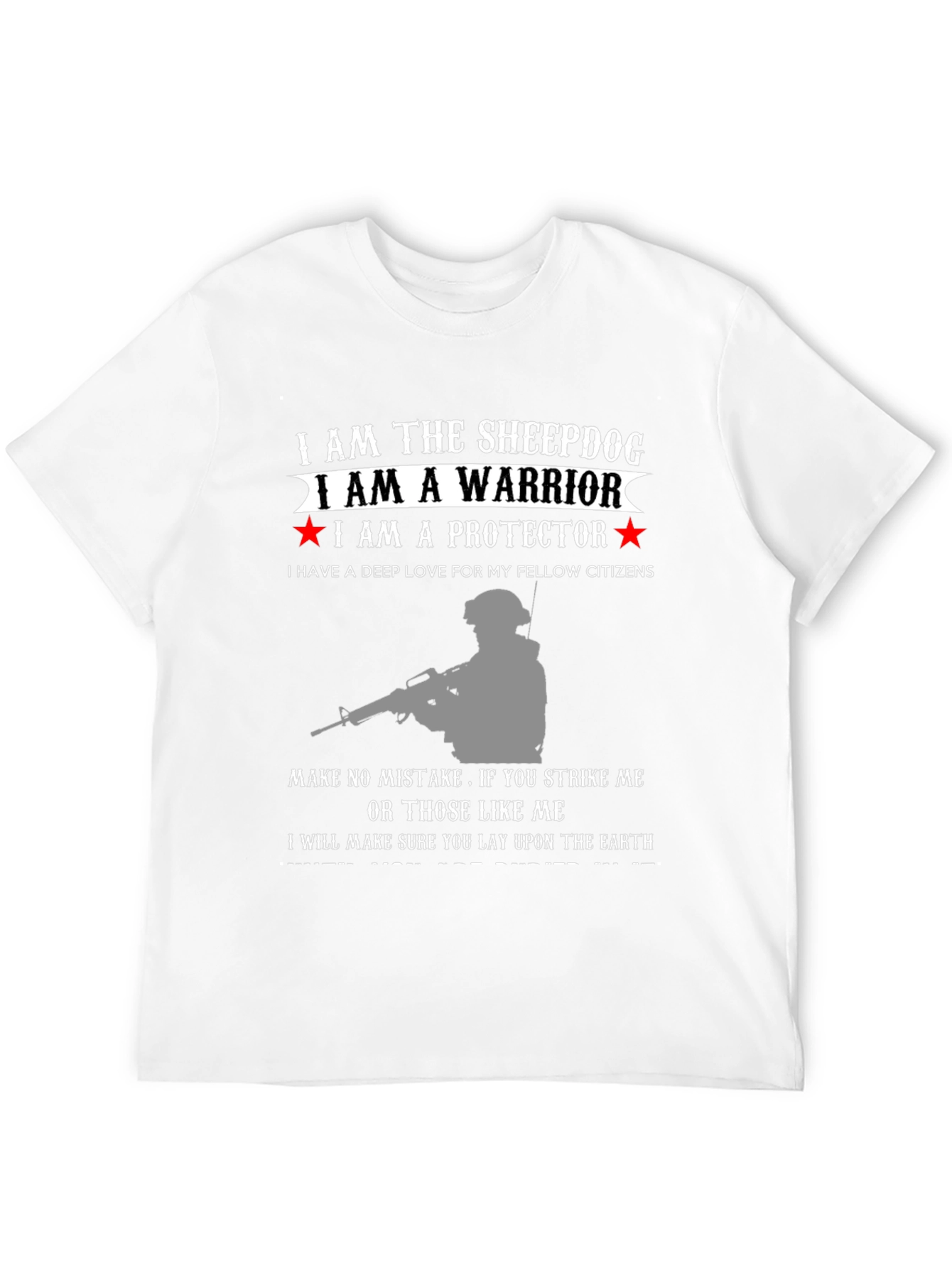 Sheepdog Warrior Protector Graphic Tee