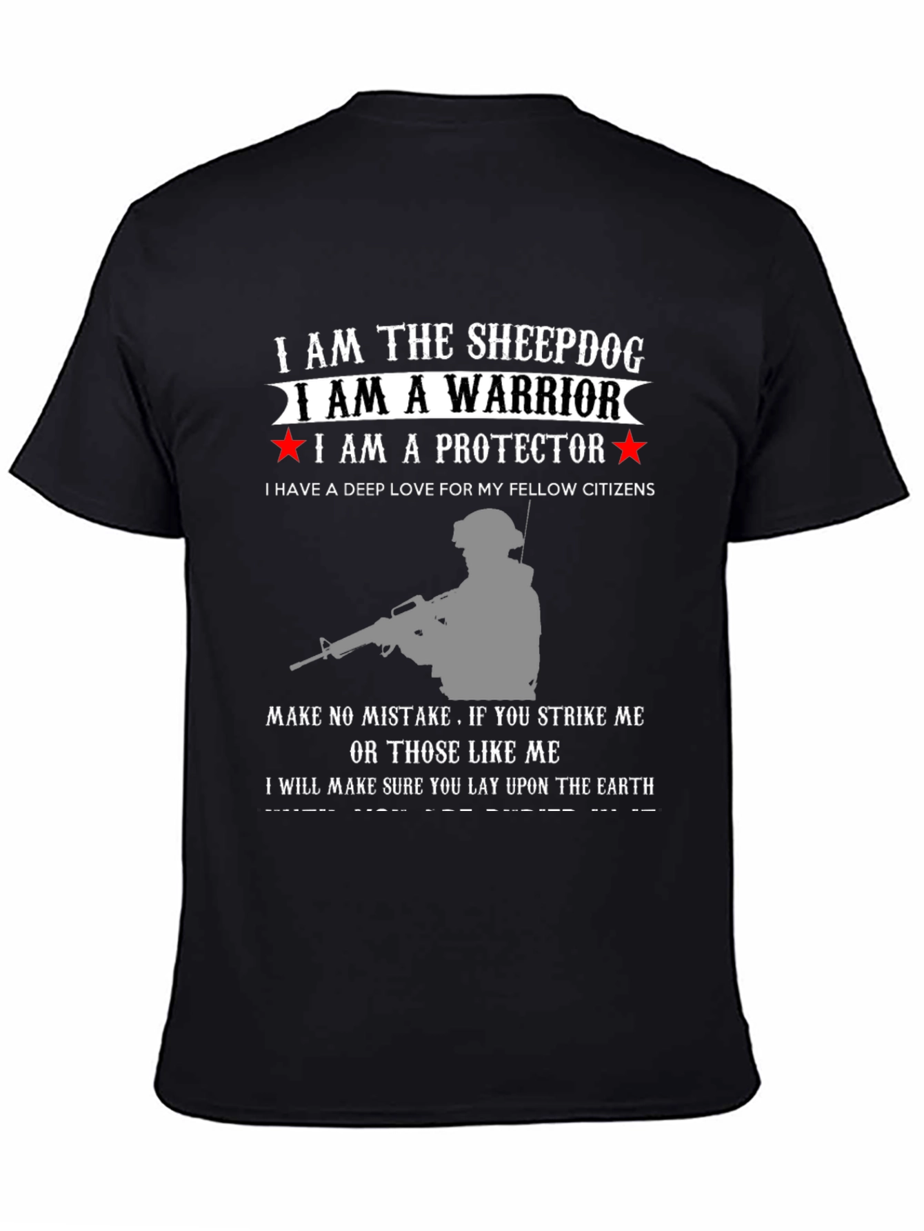 Sheepdog Warrior Protector Graphic Tee