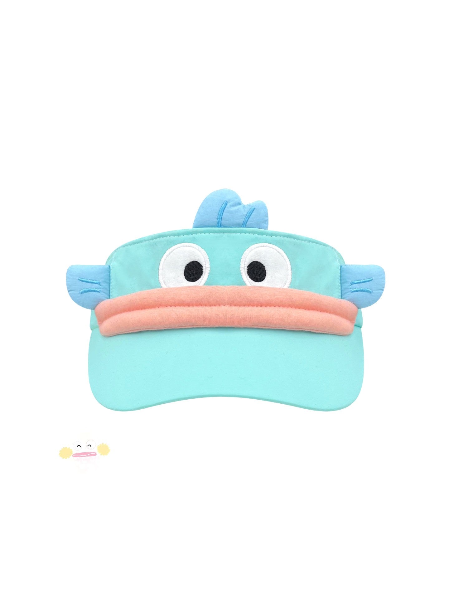 Cartoon Fish Design Open Top Visor Hat Quick Dry Sun Protection