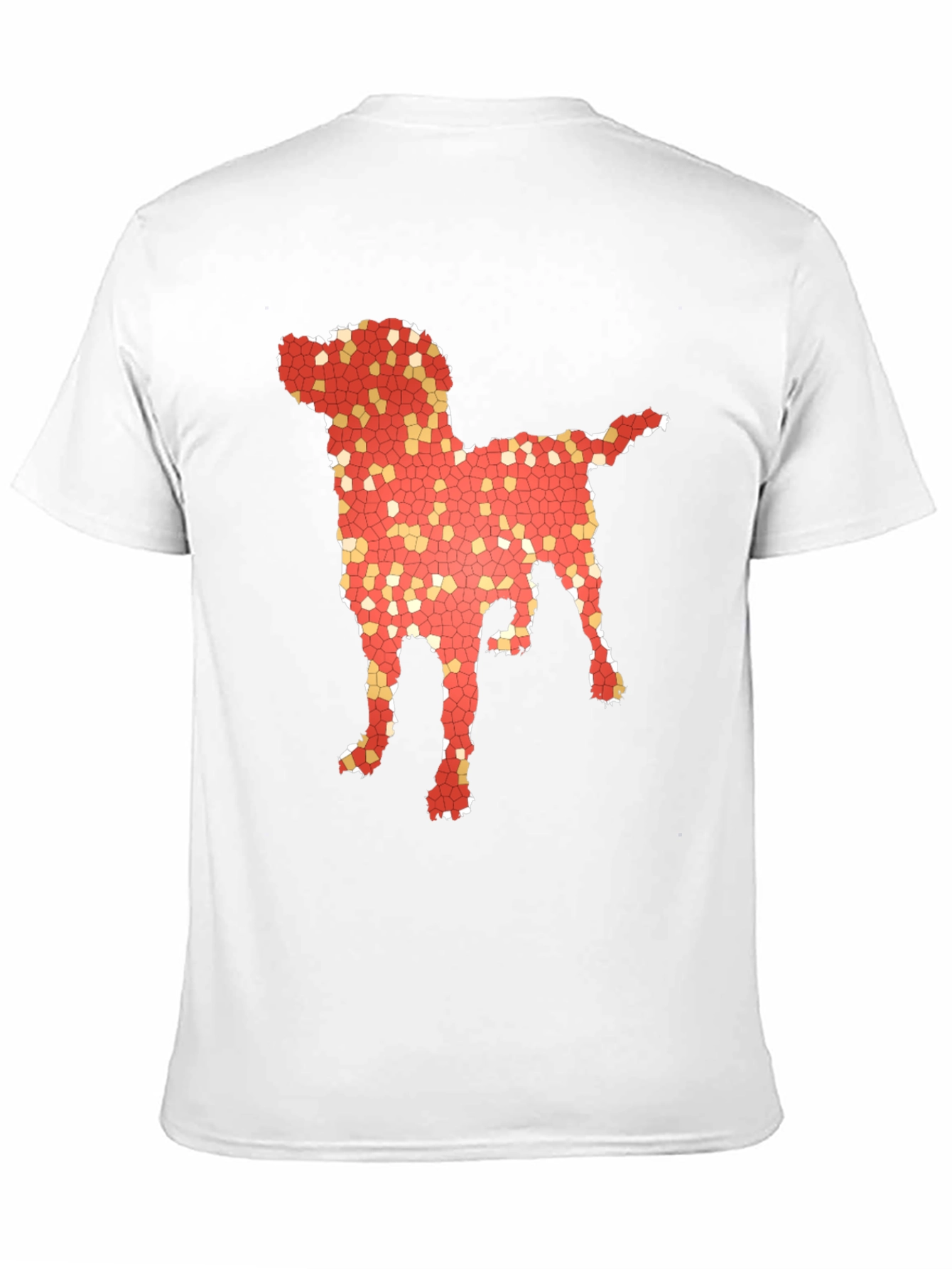Dog Mosaic Graphic T-Shirt - Stylish Mens Tee